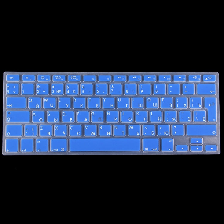 Colorized Apple Laptop Silicone Keyboard Protector Protective Film for Macbook 13.3 inch & 15.4 inch & 17 inch, EU Version / Russian