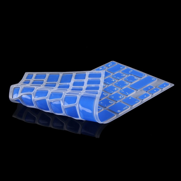 Colorized Apple Laptop Silicone Keyboard Protector Protective Film for Macbook 13.3 inch & 15.4 inch & 17 inch, EU Version / Russian