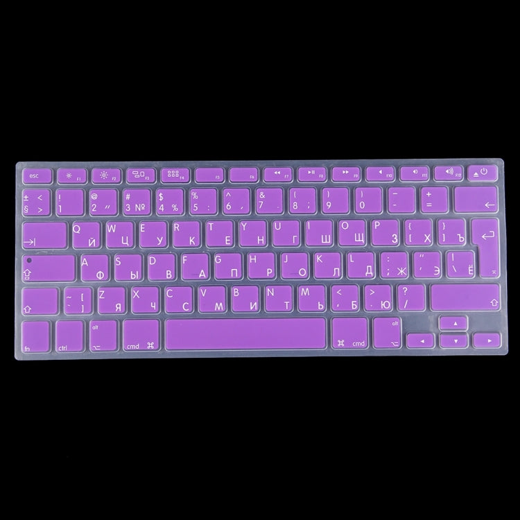 Colorized Apple Laptop Silicone Keyboard Protector Protective Film for Macbook 13.3 inch & 15.4 inch & 17 inch, EU Version / Russian