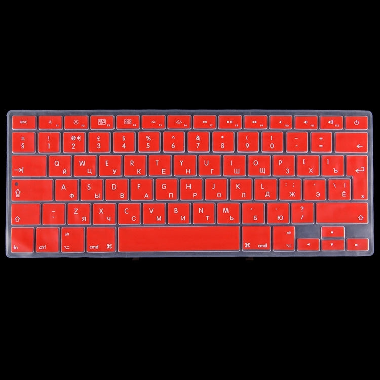 Colorized Apple Laptop Silicone Keyboard Protector Protective Film for Macbook 13.3 inch & 15.4 inch & 17 inch, EU Version / Russian