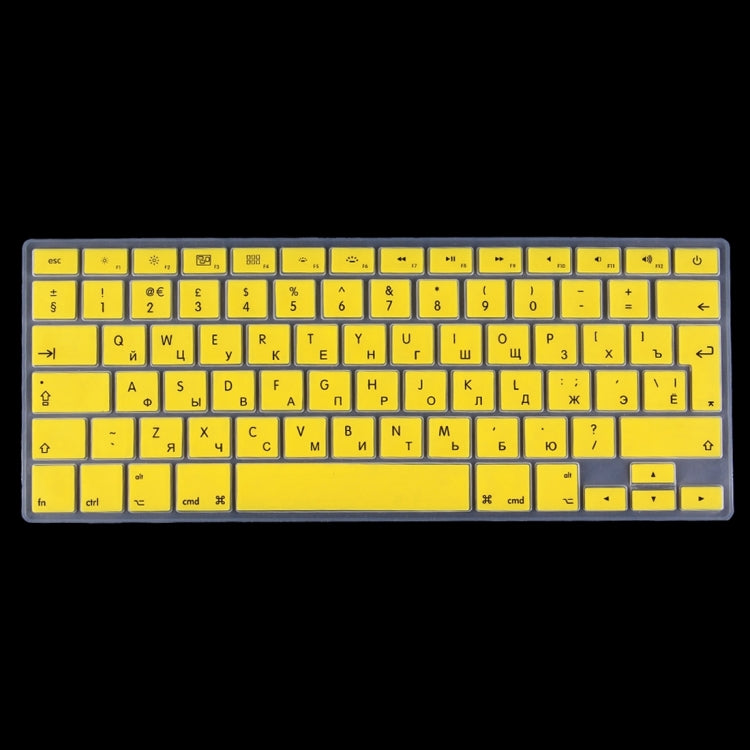 Colorized Apple Laptop Silicone Keyboard Protector Protective Film for Macbook 13.3 inch & 15.4 inch & 17 inch, EU Version / Russian