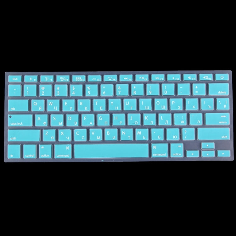 10 PCS Colorized Apple Laptop Silicone Keyboard Protector Protective Film for Macbook 13.3 inch & 15.4 inch & 17 inch, US Version / Russian, Random Color Delivery