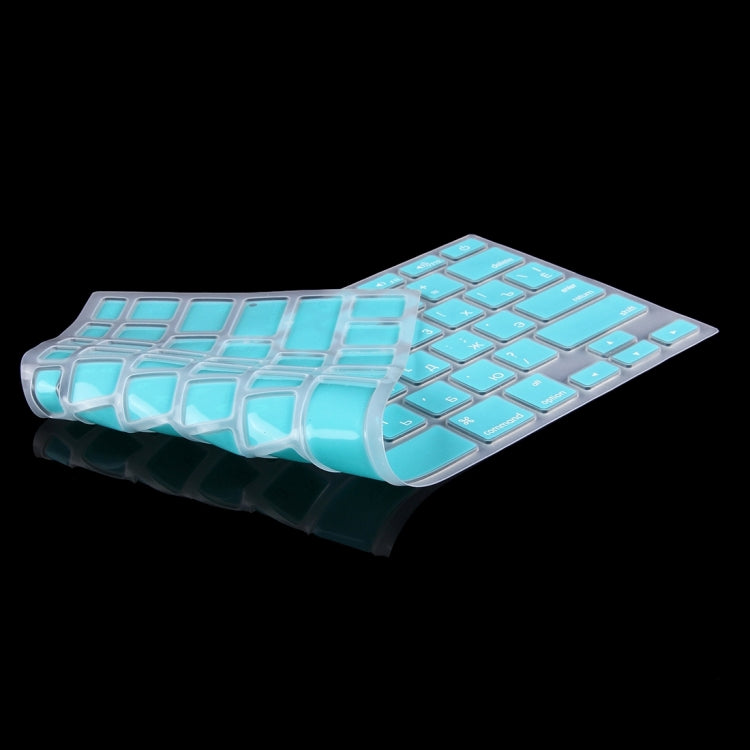 10 PCS Colorized Apple Laptop Silicone Keyboard Protector Protective Film for Macbook 13.3 inch & 15.4 inch & 17 inch, US Version / Russian, Random Color Delivery