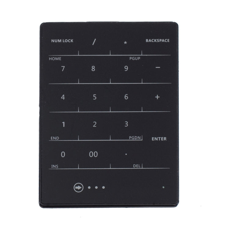 SK-35AG 19 Keys 2.4G Wireless Numeric Touch Keyboard Touchpad for Laptop(Black)