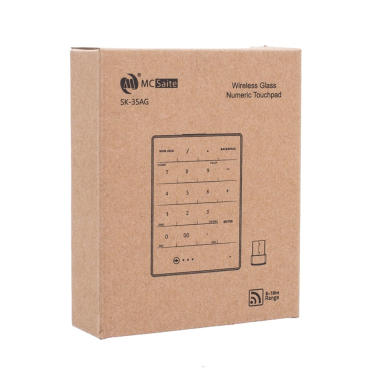 SK-35AG 19 Keys 2.4G Wireless Numeric Touch Keyboard Touchpad for Laptop(Black)