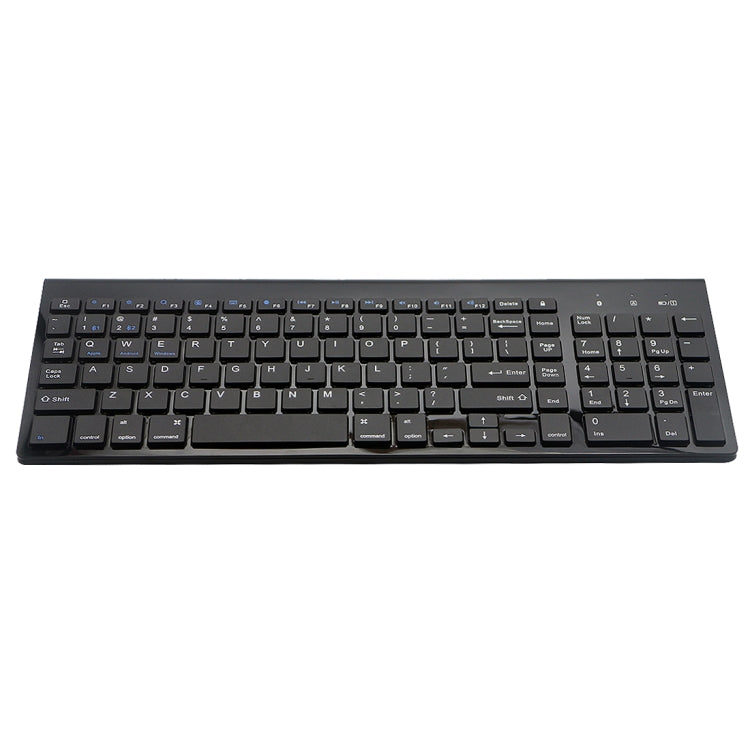 K368 Dual Mode Dual Channel 102 Keys Wireless Bluetooth Keyboard for Laptop, Notebook, Tablet and Smartphones, Support Android / iOS / Windows or An Updated Version