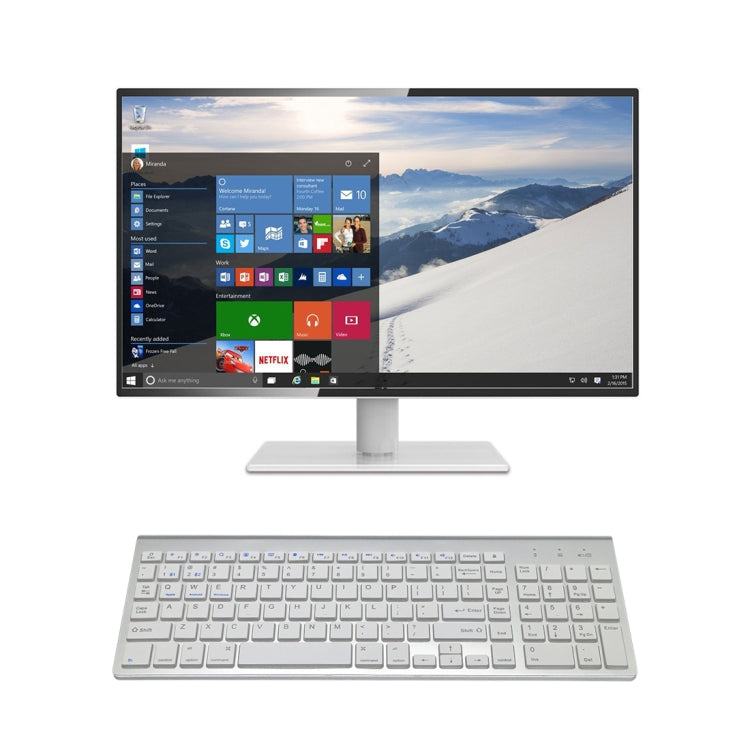 K368 Dual Mode Dual Channel 102 Keys Wireless Bluetooth Keyboard for Laptop, Notebook, Tablet and Smartphones, Support Android / iOS / Windows or An Updated Version