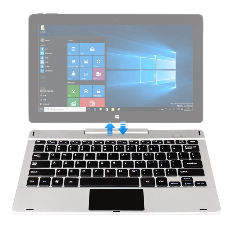 Tablet PC Magnetic Docking Keyboard for Jumper EZpad 6 Pro(Silver)