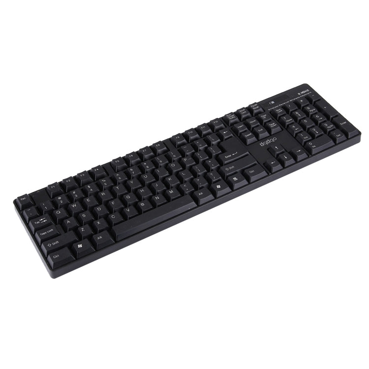 FC-8001 2.4GHz Wireless 104 Keys Keyboard with Embedded USB Receiver for Computer PC Laptop
