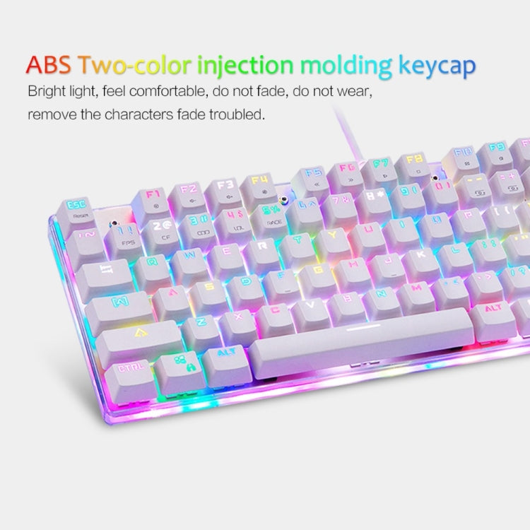 MOTOSPEED K87S USB Wired Mechanical Game Keyboard with RGB Backlight 87 Keys,