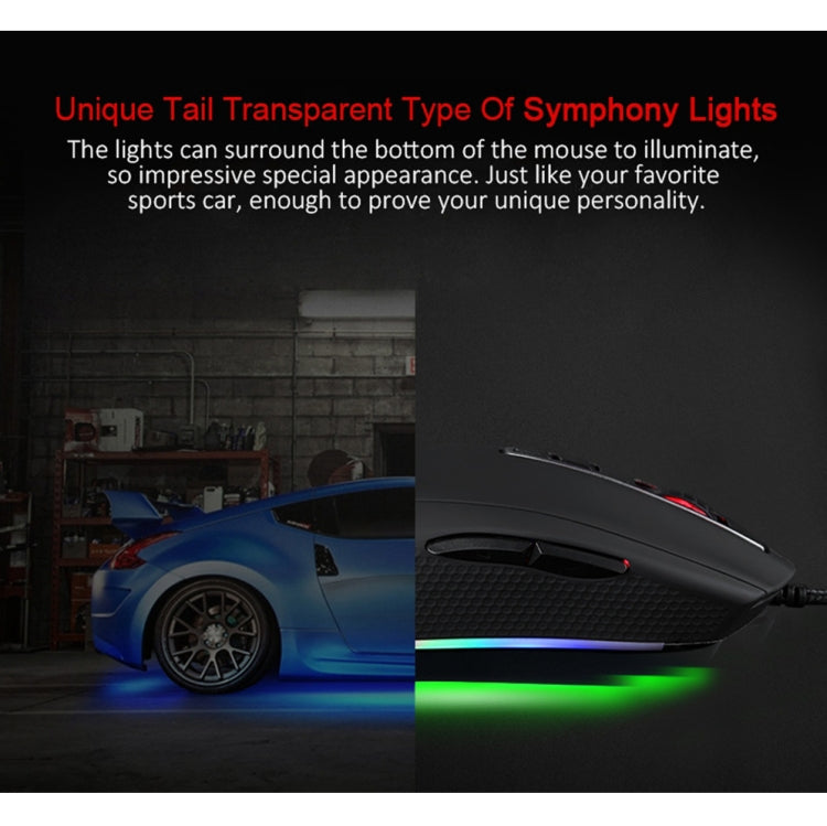 MOTOSPEED V60 5000 DPI Wired Gaming Mouse 7 Keys