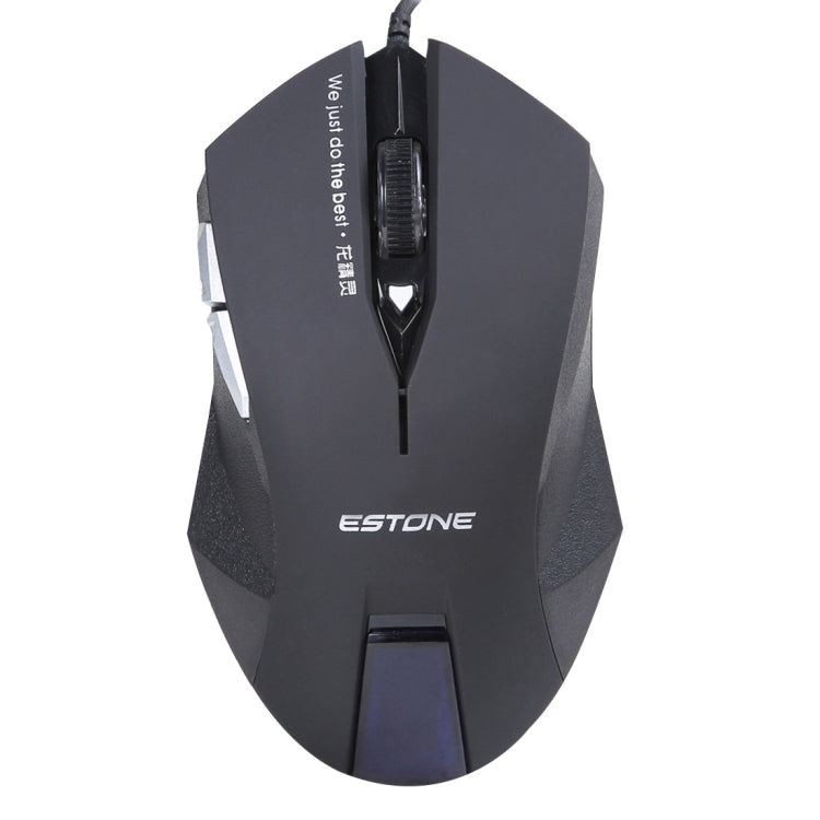 ESTONE E-8100 USB 6 Buttons 2400 DPI Wired Gaming Mouse for Computer PC Laptop