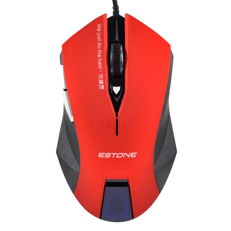 ESTONE E-8100 USB 6 Buttons 2400 DPI Wired Gaming Mouse for Computer PC Laptop