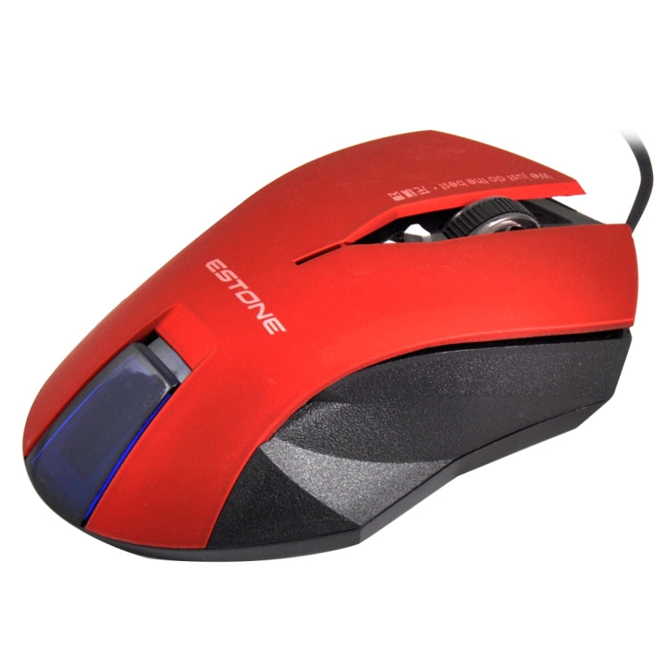ESTONE E-8100 USB 6 Buttons 2400 DPI Wired Gaming Mouse for Computer PC Laptop