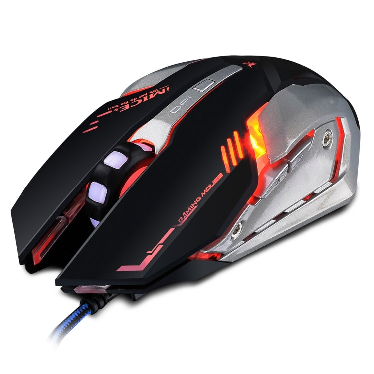 iMICE V8 LED Colorful Light USB 6 Buttons 4000 DPI Wired Optical Gaming Mouse for Computer PC Laptop