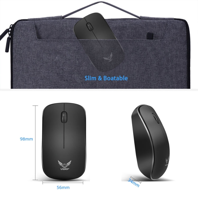 WSKY T16 2.4GHz Wireless 1600DPI Optical Mouse with Receiver