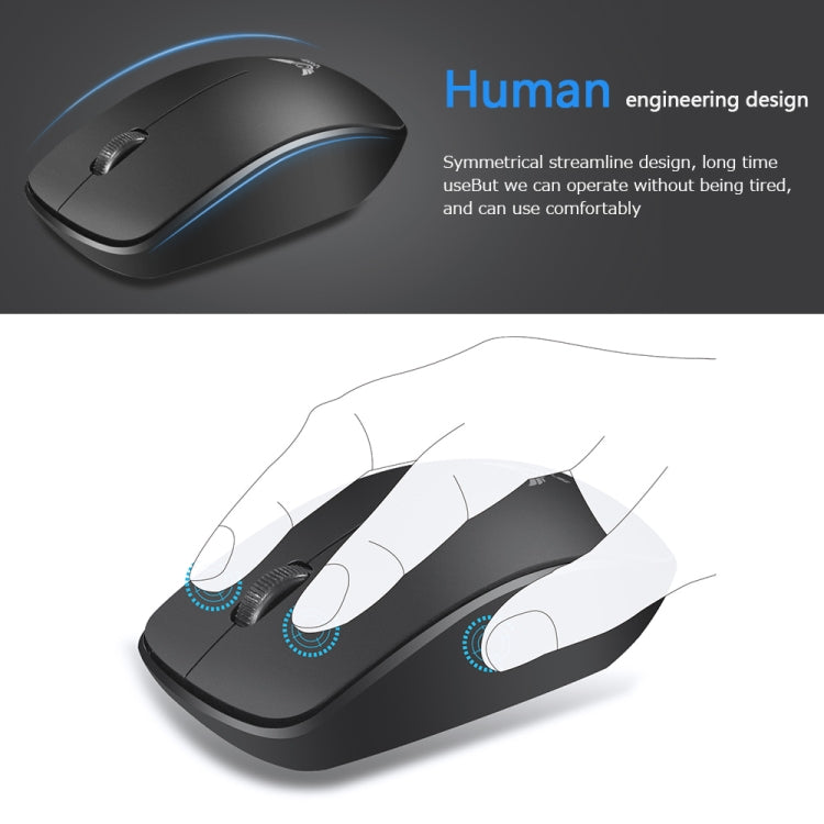 WSKY T16 2.4GHz Wireless 1600DPI Optical Mouse with Receiver