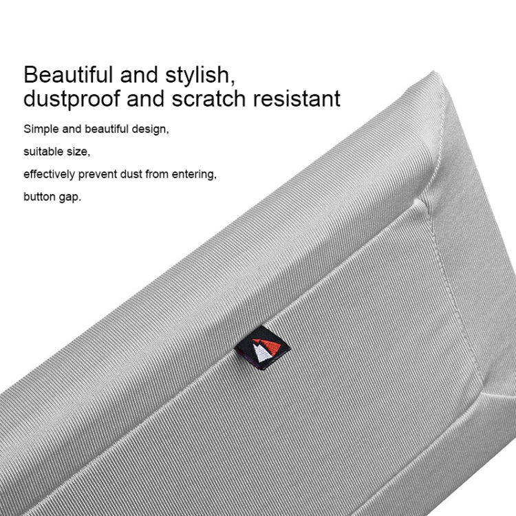 2 PCS Universal Dust-proof Wired Keyboard Cover Case for Apple / Microsoft