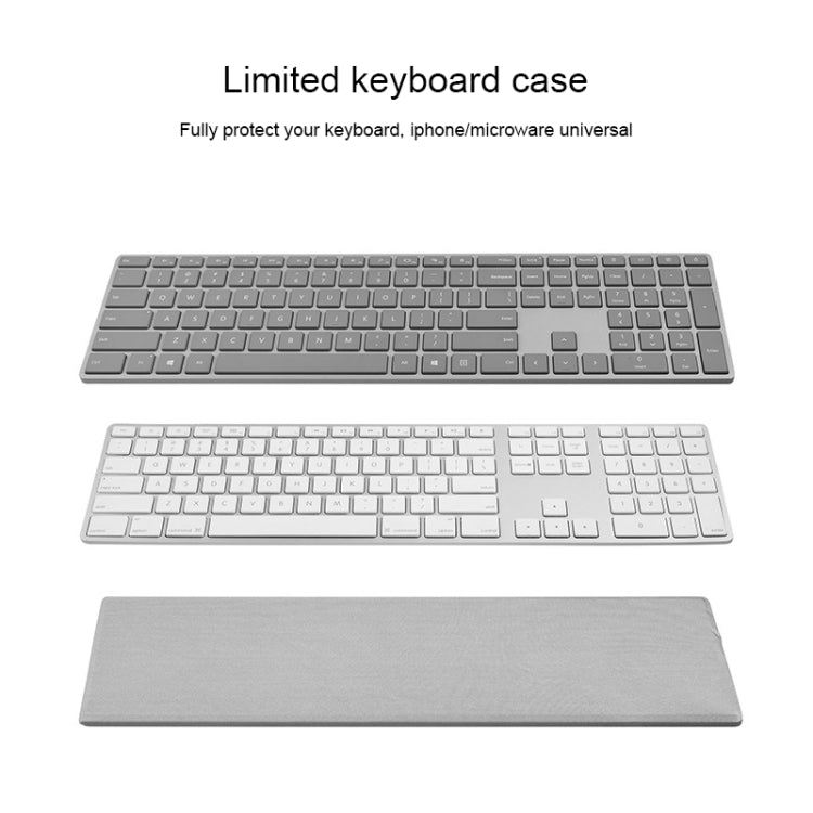 2 PCS Universal Dust-proof Wired Keyboard Cover Case for Apple / Microsoft