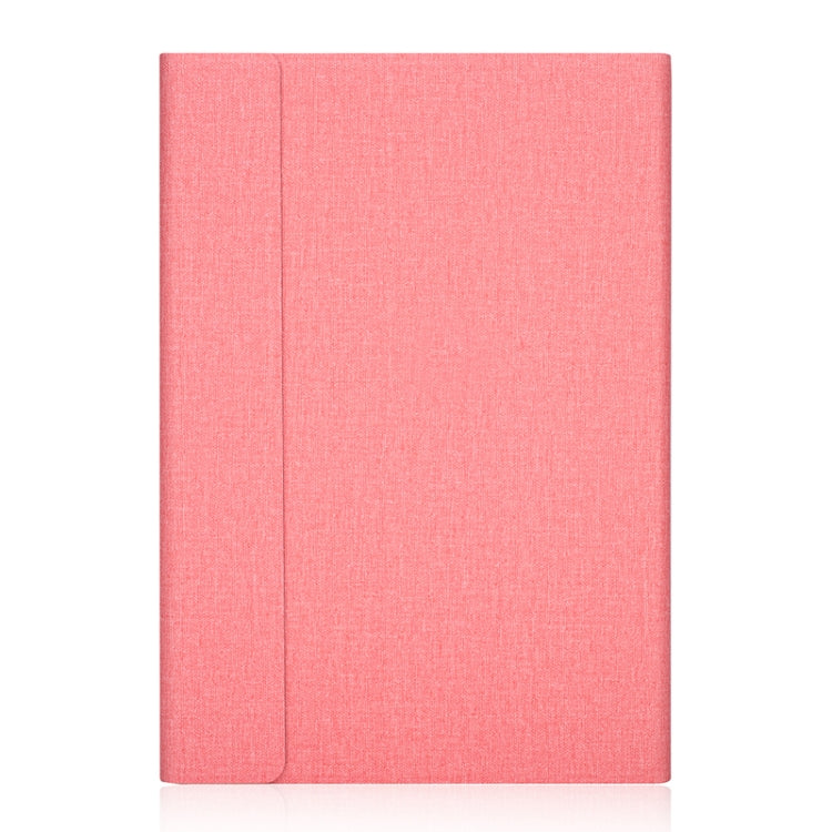 A18 Linen Texture Detachable Magnetic Plastic Bluetooth Keyboard Protective Leather Tablet Case for Huawei MediaPad M5 10.8 Pro / 10.8, with Stand