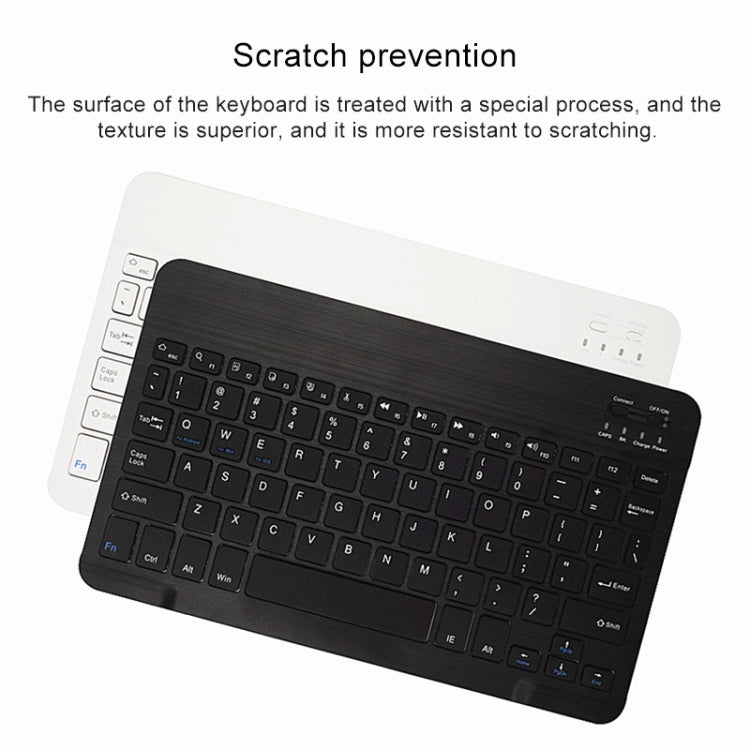 A84 Linen Texture Detachable Magnetic Plastic Bluetooth Keyboard Protective Leather Tablet Case for Huawei MediaPad M5 8, with Stand(Pink)