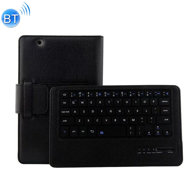 HW103M Detachable Plastic Bluetooth Keyboard + Litchi Texture PU Leather Tablet Case for Huawei MediaPad M3 8.4 inch, with Bracket