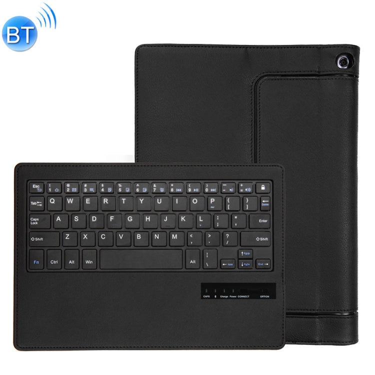 X90F Detachable Plastic Bluetooth Keyboard + Litchi Texture PU Leather Tablet Case for Lenovo Yoga Tab 3 Pro 10.1