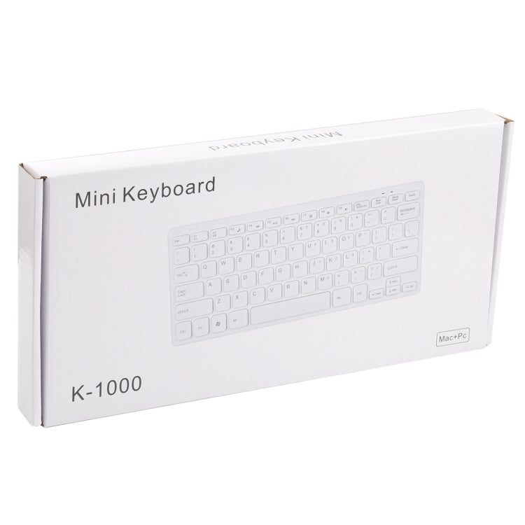 TT-A01 Ultra-thin Design Mini Wired Keyboard, French Version (Black)