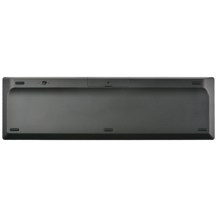 169 2.4Ghz + Bluetooth  Dual Mode Wireless Keyboard + Mouse Kit, Compatible with iSO & Android & Windows (Black)