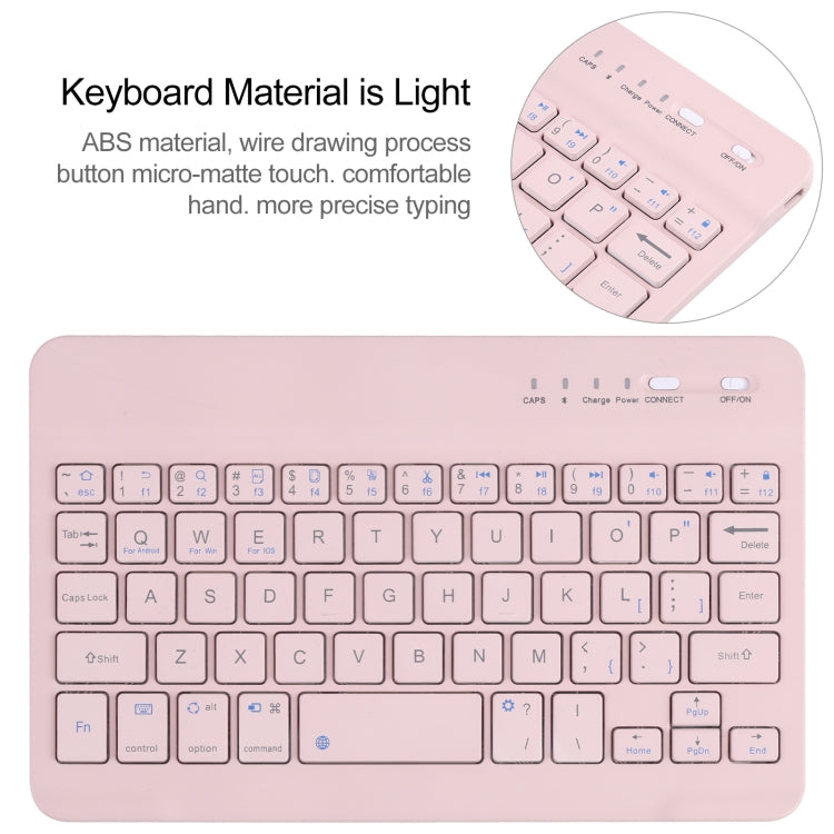 7 inch Universal Tablet Bluetooth Keyboard, Support Windows / IOS / Android System