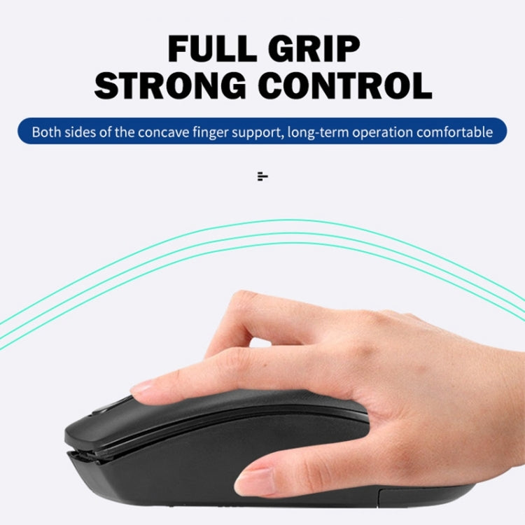 Wireless Mute Keyboard Mouse Set