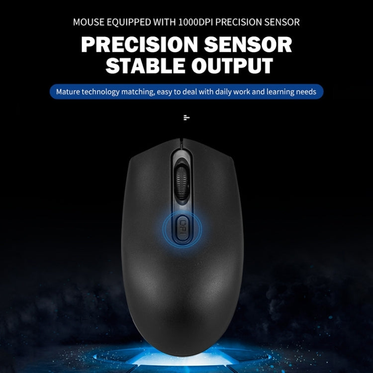 Wireless Mute Keyboard Mouse Set