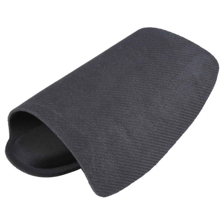 Wrist Rest Gel Memory Foam Computer Mouse Pad (Black)
