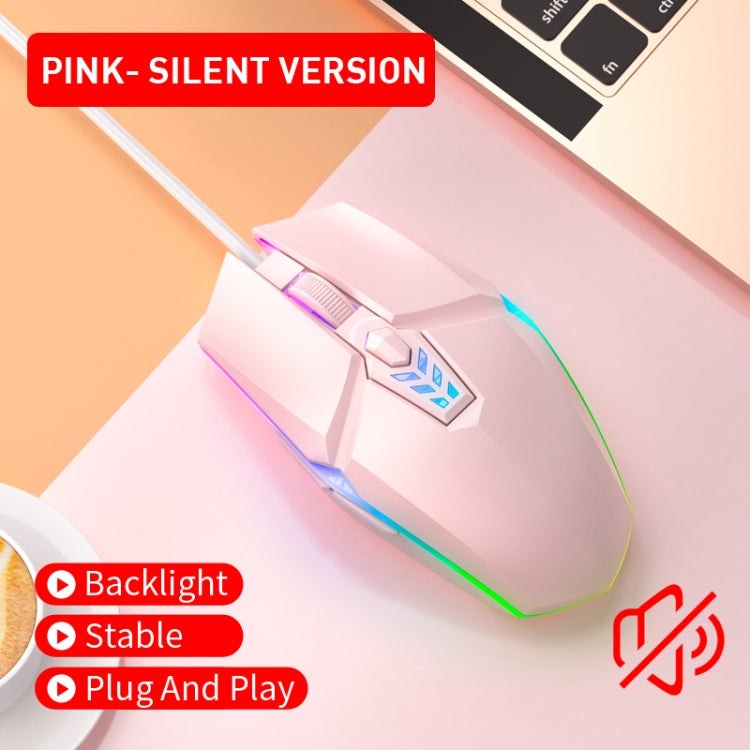 S700 Colorful Light USB Wired Office Gaming Mouse