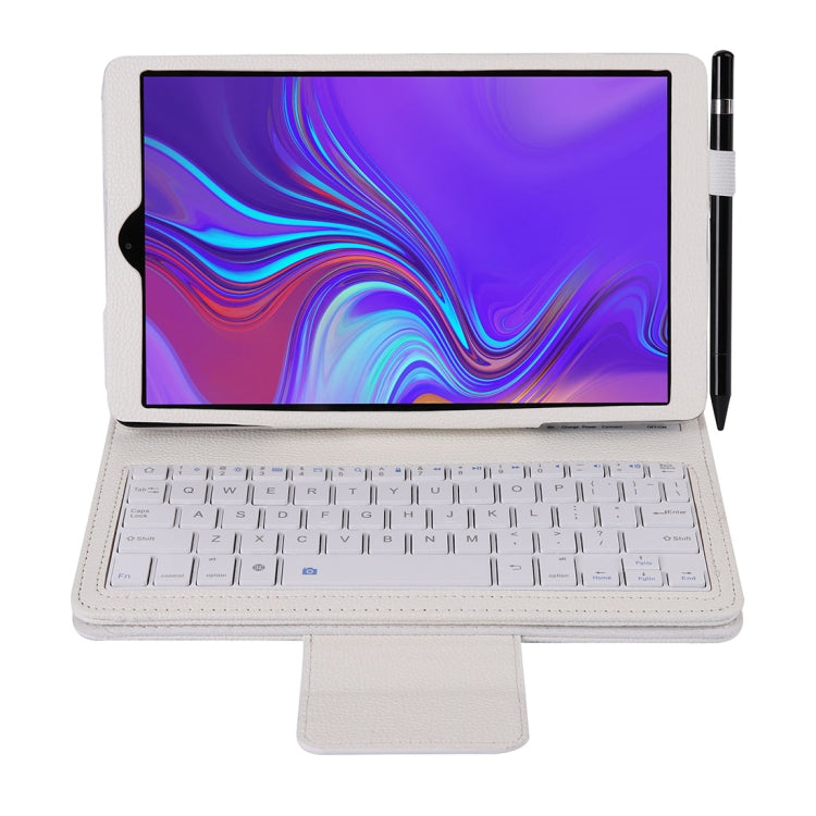 SA510 Detachable Bluetooth Keyboard + Litchi Texture PU Leather Tablet Case with Holder for Galaxy Tab A 10.1 (2019) T510/T515