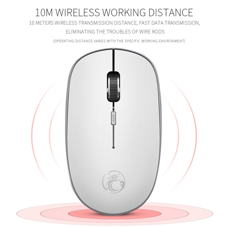 Apedra iMICE G-1600 4-Keys 1600 DPI Mini USB Charging 2.4G Wireless Silent Mouse