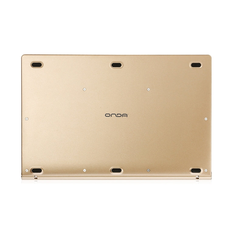 ONDA oBook 11 Plus (WMC0021 / WMC0050) Original Fashionable Adjustable Magnetic Suction Keyboard with 83 Keycaps & Metal Rotation Shaft & Standard USB Port(Champagne Gold)