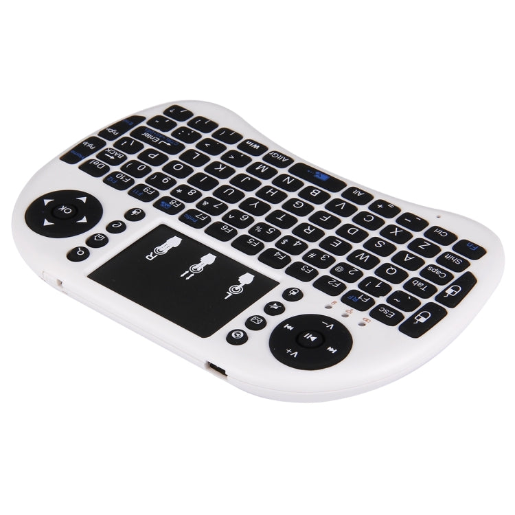 I8 2.4GHz Fly Air Mouse Wireless Mini Keyboard with Embedded USB Receiver for Android TV Box / PC