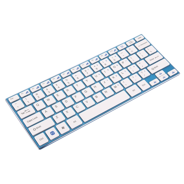 HK3910 2.4GHz Wireless 78 Keys Metal Ultrathin Keyboard with Keyboard Cover + Wireless Optical Mouse with Embedded USB Receiver for Computer PC Laptop