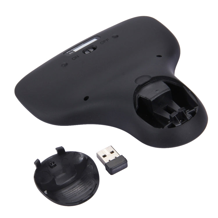 N5903 2.4GHz Mini Wireless Keyboard with Touchpad  & USB Mini Receiver, Size: 127 x 134 x 25mm(Black)