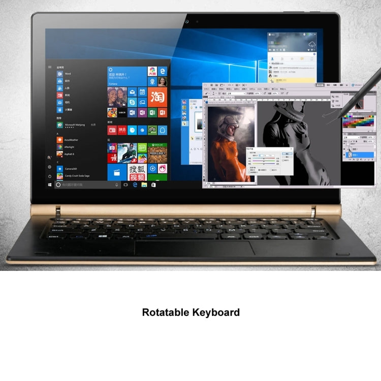 ONDA oBook10 Pro (WMC2055) Fashionable Adjustable Keyboard with Metal Rotation Shaft
