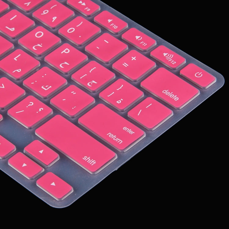 10 PCS Colorized Apple Laptop Silicone Keyboard Protector Protective Film for Macbook 13.3 inch & 15.4 inch & 17 inch, US Version / Arabic, Random Color Delivery