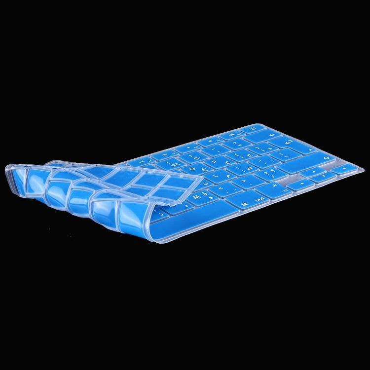 10 PCS Colorized Apple Laptop Silicone Keyboard Protector Protective Film for Macbook 13.3 inch & 15.4 inch & 17 inch, EU Version / Arabic, Random Color Delivery