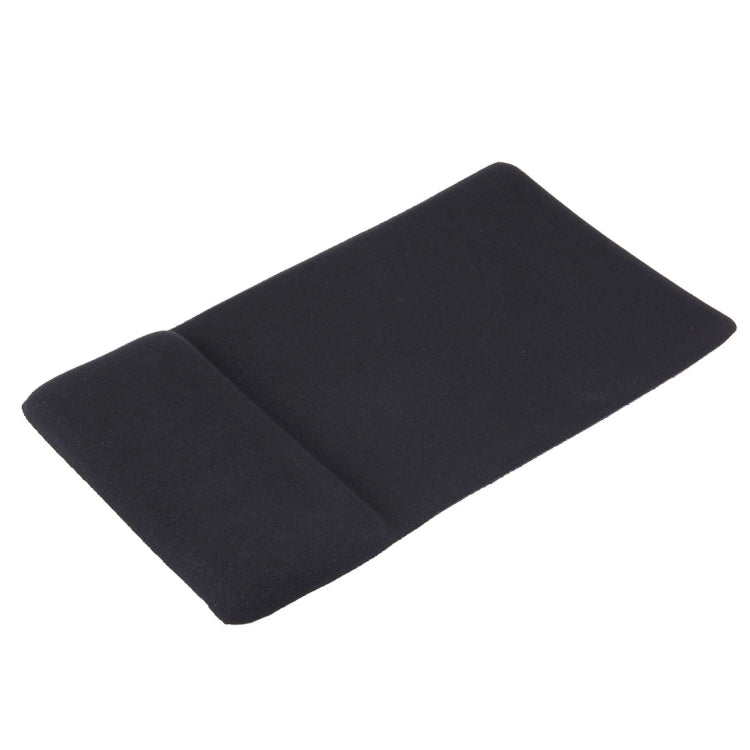 Slim Smooth Microfiber Surface Anti-Slip Silicon Bottom Game Mouse Pad Mat with Bulgy Wrist Placement, Size: 240 x 150 x 3/8 mm