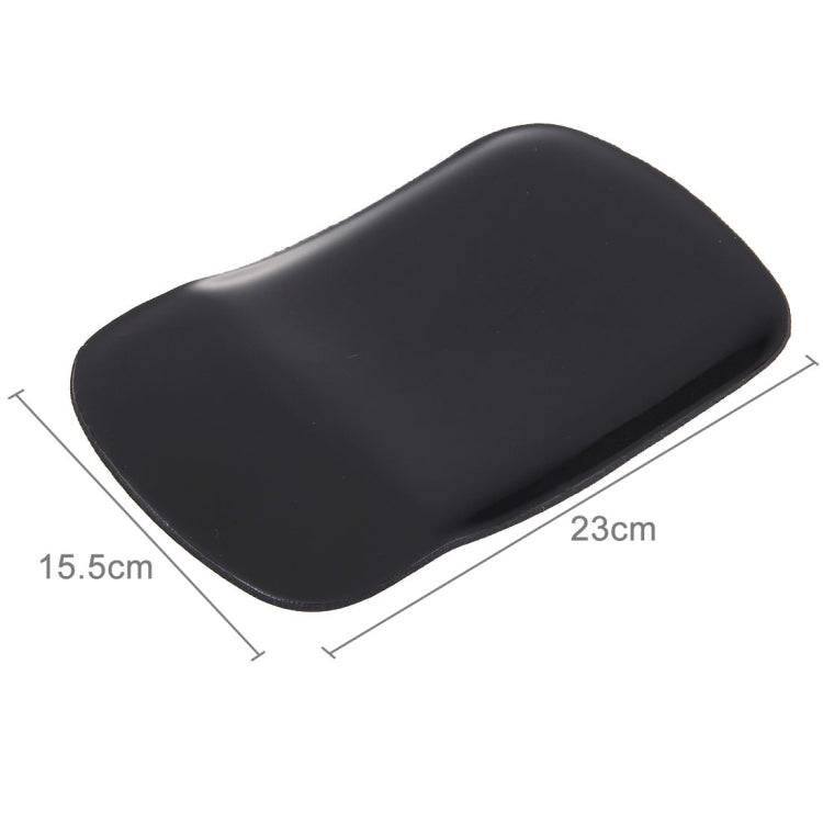 Slim Smooth Microfiber Surface Anti-Slip Silicon Bottom Game Mouse Pad Mat with Bulgy Wrist Placement, Size: 230 x 155 x 2/10 mm