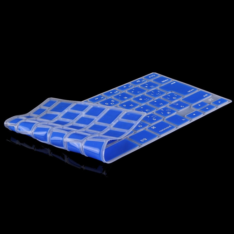 10 PCS Colorized Apple Laptop Silicone Keyboard Protector Protective Film for Macbook 13.3 inch & 15.4 inch & 17 inch Japanese Version / Japanese, Random Color Delivery