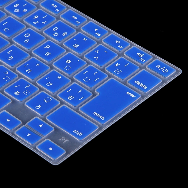 10 PCS Colorized Apple Laptop Silicone Keyboard Protector Protective Film for Macbook 13.3 inch & 15.4 inch & 17 inch Japanese Version / Japanese, Random Color Delivery