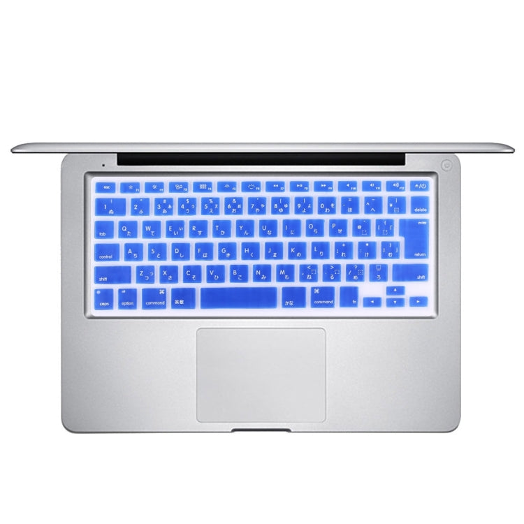 10 PCS Colorized Apple Laptop Silicone Keyboard Protector Protective Film for Macbook 13.3 inch & 15.4 inch & 17 inch Japanese Version / Japanese, Random Color Delivery