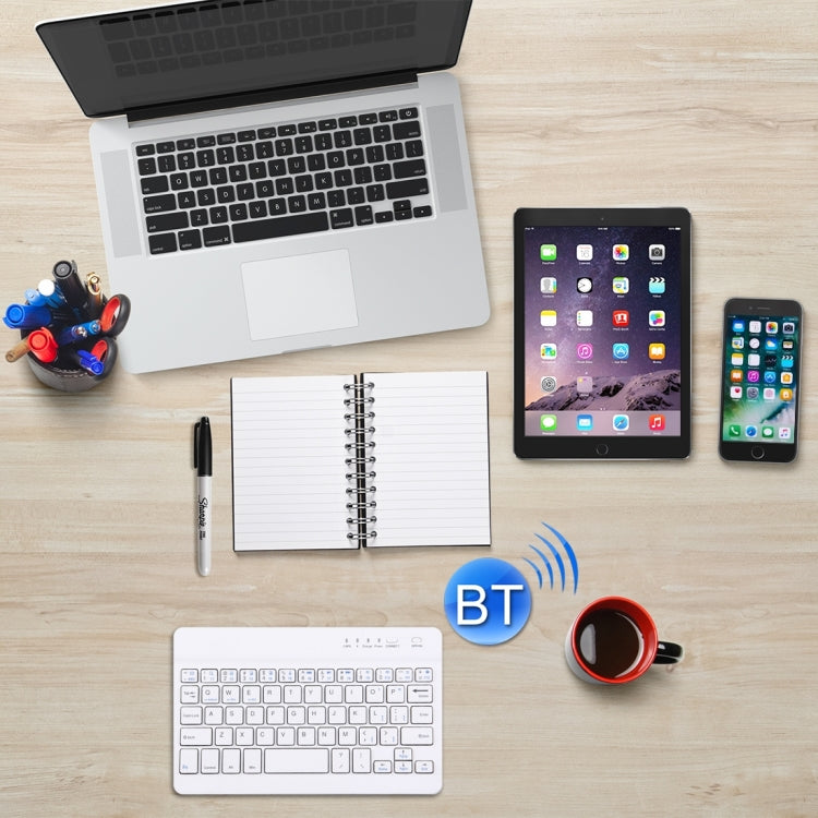 Mini Universal Portable Bluetooth Wireless Keyboard, Compatible with 7 inch Tablets with Bluetooth Functions