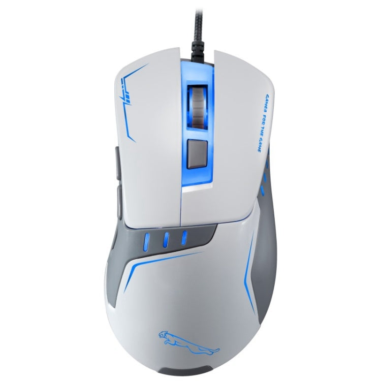 Chasing Leopard V12 USB 2400DPI Four-speed Adjustable Wired Optical Gaming Mouse with LED Breathing Light, Length: 1.45m